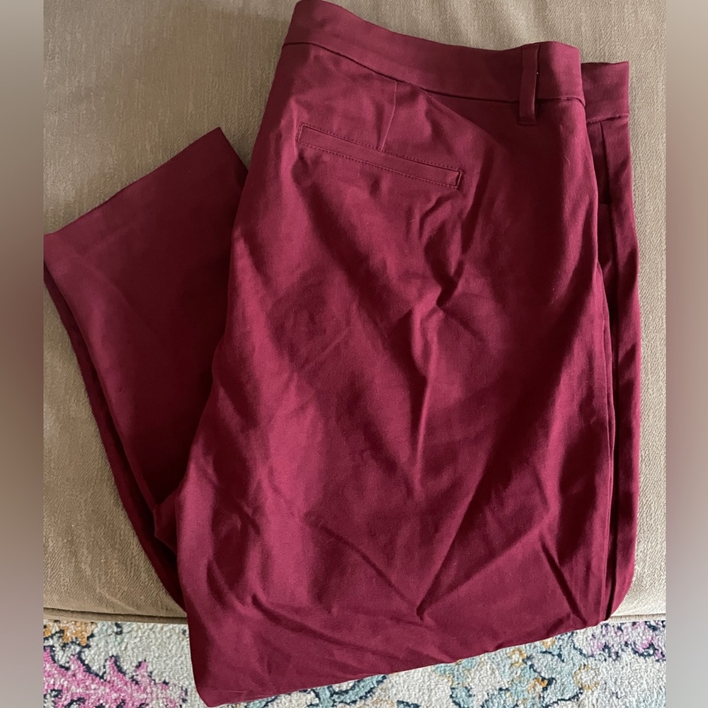 Maroon Pants